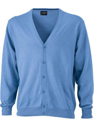 James & Nicholson világoskék színű Férfi V-nyakú Kardigán
