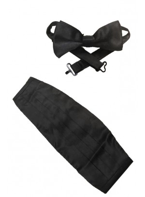 Fekete  spanyol öv szett