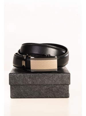 Fekete Bőr öv, automata