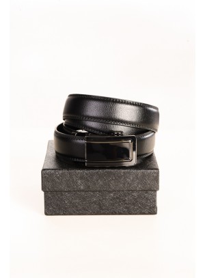 Fekete Bőr öv, automata