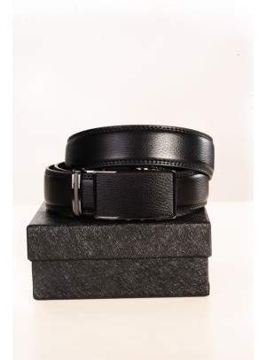 Fekete Bőr öv, automata