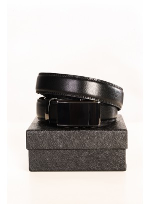 Fekete Bőr öv, automata